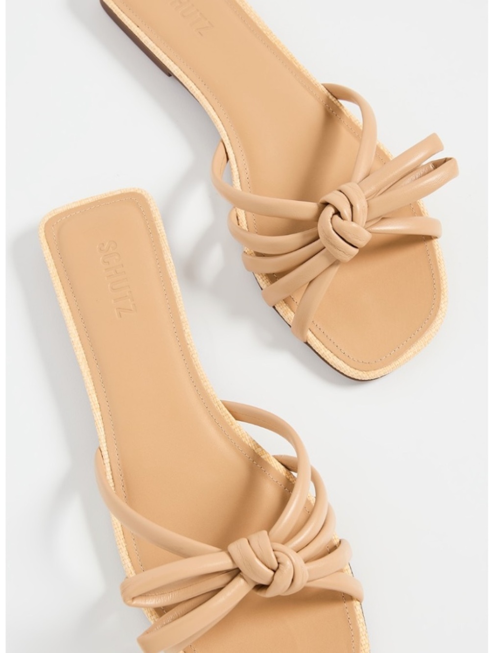 Schutz Blossom Flat Sandals, Sz 8 - Picture 2 of 9